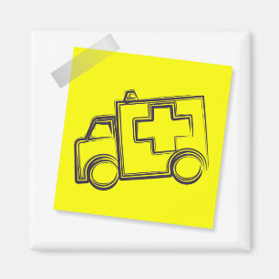 Rettungswagen Magnet