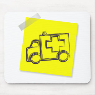 Rettungswagen Mousepad