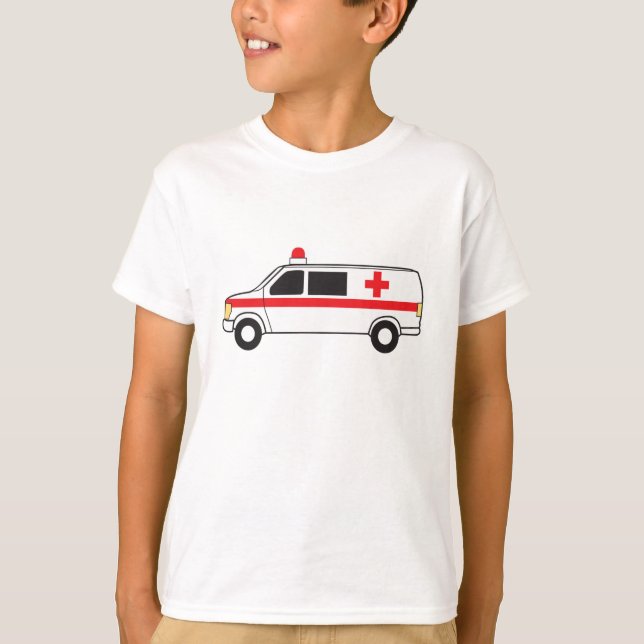 Rettungswagen T-Shirt (Vorderseite)