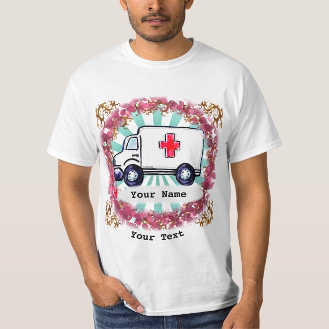 Rettungswagen T-Shirt (Vorderseite)
