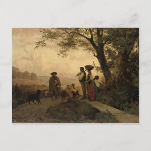 Returning Shepherd Postkarte