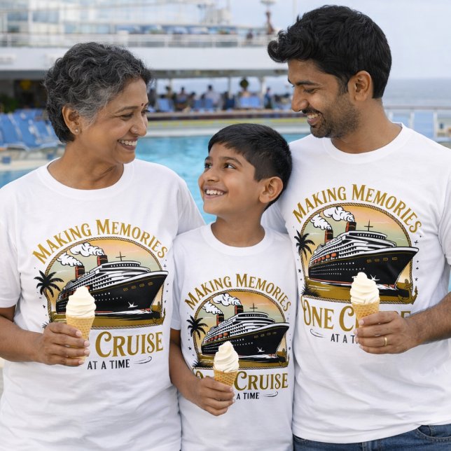 Reunion Making Memories Cruise T-Shirt (Matching Customized Matching Cruise Shirts for the whole family)