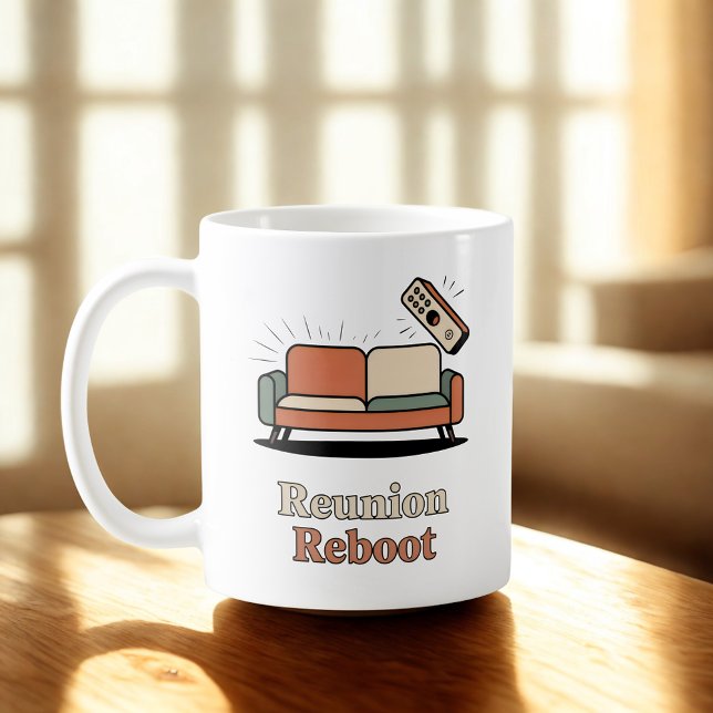 Reunion Reboot | Holiday Chaos Humor Kaffeetasse (Von Creator hochgeladen)