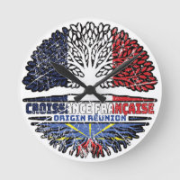 Réunion Réunionese France Tree Roots Flag