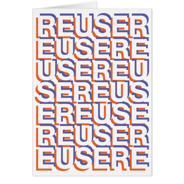 REUSER Text Art Message (Vorne)