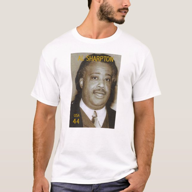 Rev.Al.Sh arpton Briefmarke T-Shirt (Vorderseite)