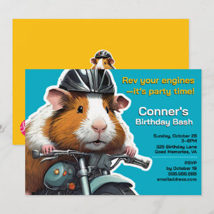 Rev deine Motor - es ist Zeit für Party! Einladung