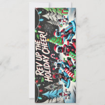 Rev die Freude hoch! Coole Weihnachtskarte