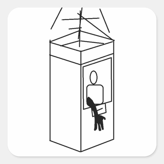 REV NEGS SECRET SCHEMATIC STICKER (Vorderseite)