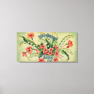 Reveil De Printemps Soap LabelParis, Frankreich Leinwanddruck