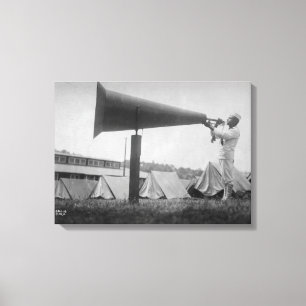 Reveille - Marineausbildung, Seattle (ca. 1917) Leinwanddruck