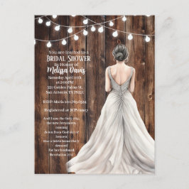 Revelation 21:2 Bridal Shower Invitation Postkarte