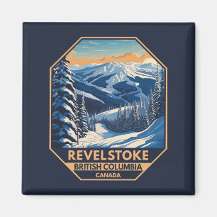 Revelstown Canada Winter Vintag Magnet
