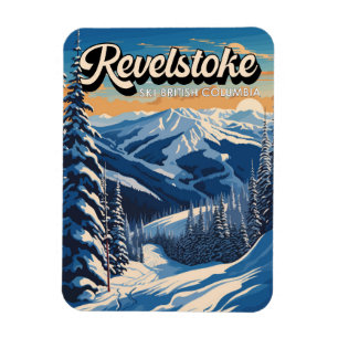 Revelstown Canada Winter Vintag Magnet