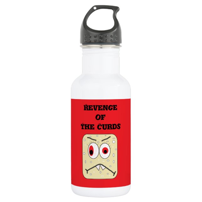 Revenge of the Curds Water Bottle Edelstahlflasche (Vorderseite)