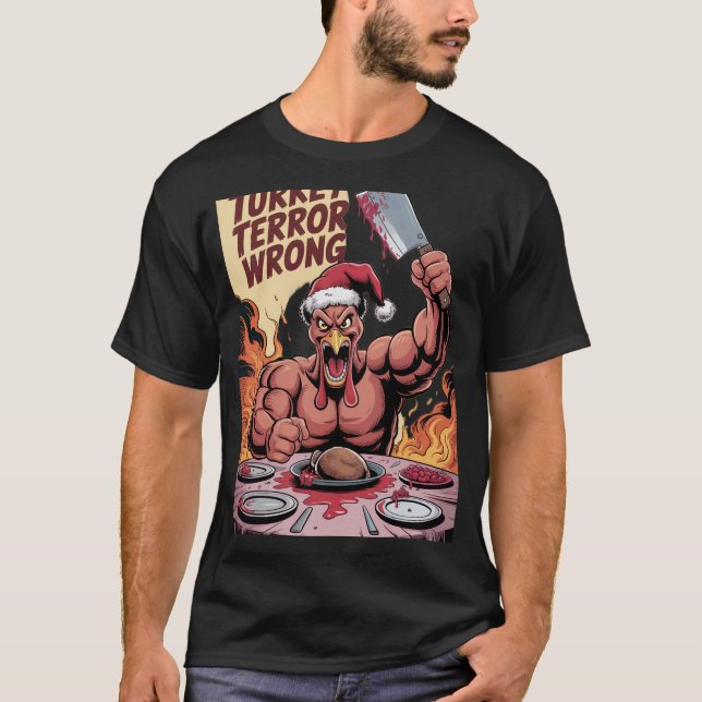 Revenge Turkey Terror T-Shirt (Vorderseite)