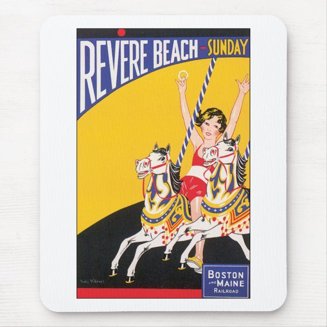 Revere Beach Sunday Mousepad (Vorne)