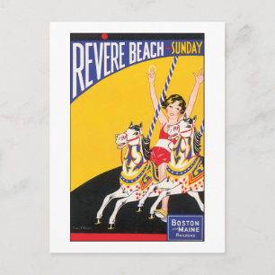 Revere Beach Sunday Postkarte