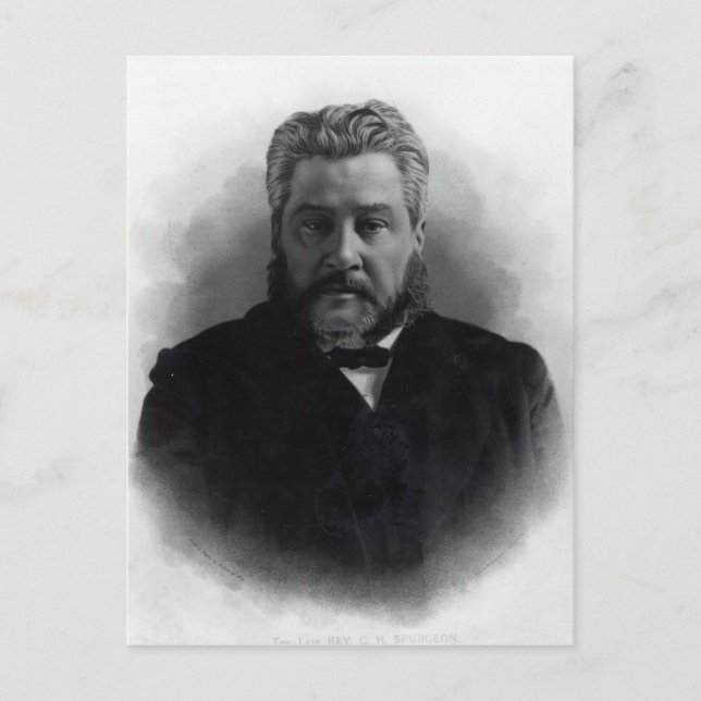 Reverend Charles Haddon Spurgeon Postkarte (Vorderseite)