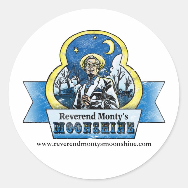 Reverend Monty Sticker (Vorderseite)
