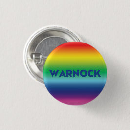 Reverend Warnock Georgia Senat Runoff Stolz lgbt Button