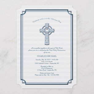 Reverent Cross Religious Einladung