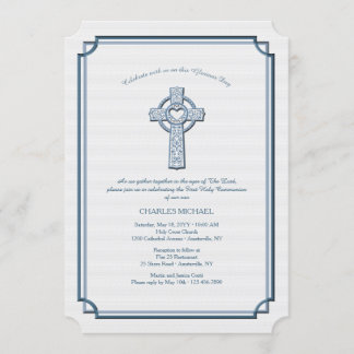 Reverent Cross Religious Einladung