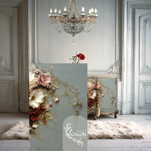REVERIE IN BLOOM III Spitze & Botanik Seidenpapier
