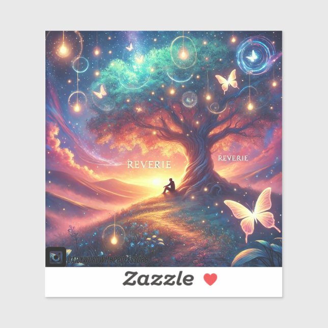 "Reverie"-Traumaufkleber Aufkleber (Blatt)