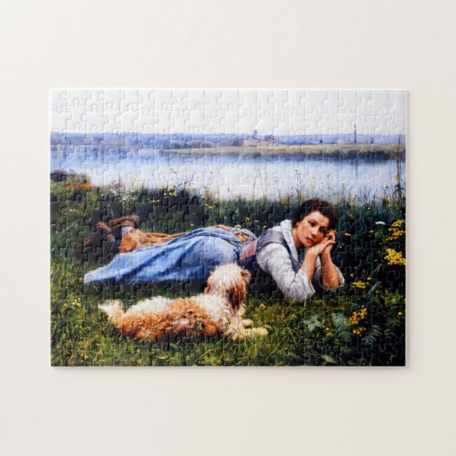 Reverie von Daniel Ridgway Knight Puzzle (Horizontal)