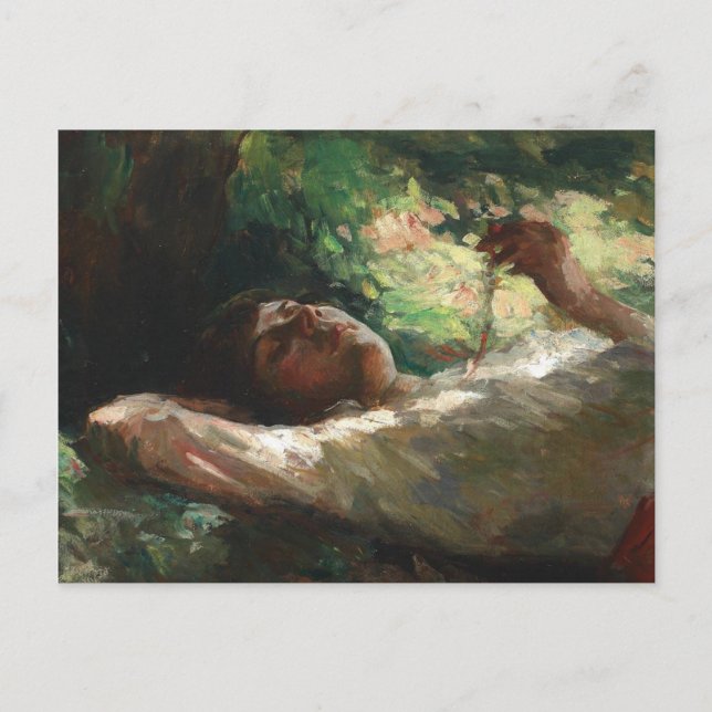 Reverie (von Ipolit Strâmbu) Postkarte (Vorderseite)