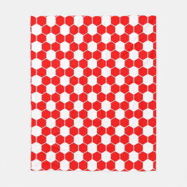 Reverse Football / Soccer Ball Texture   Fleecedecke