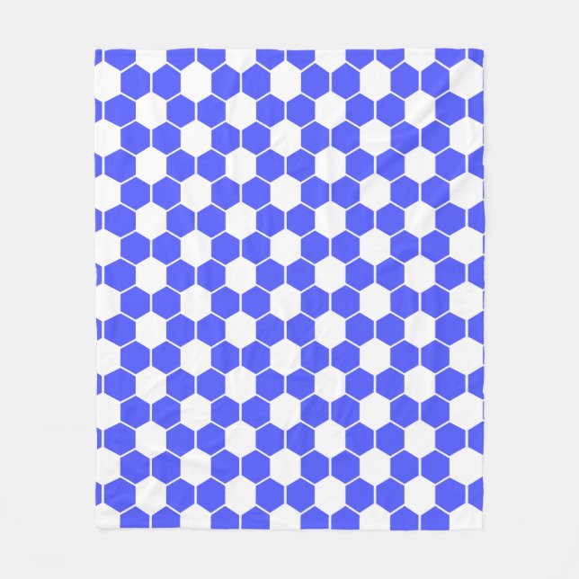 Reverse Football / Soccer Ball Texture   Fleecedecke (Vorderseite)