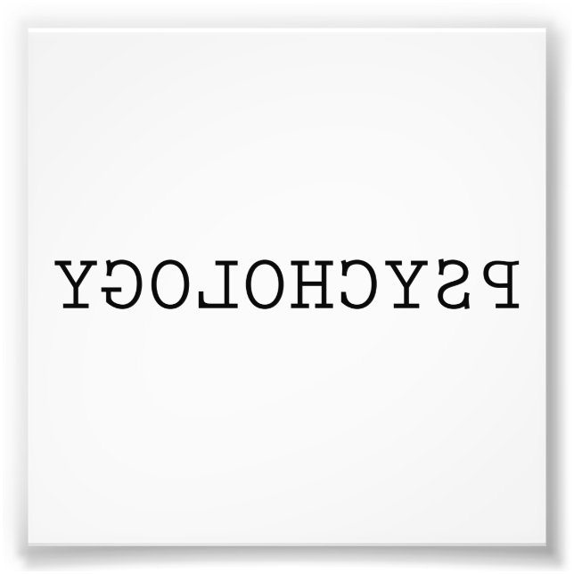 Reverse Psychology Fotodruck (Vorne)