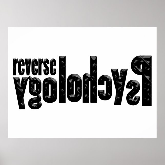 Reverse Psychology Poster (Vorne)