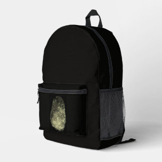 Reversed Loop Fingerprint Duffle Bag Bedruckter Rucksack