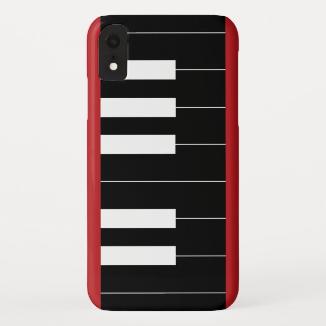 Reversed Piano Keys Case-Mate iPhone Hülle (Rückseite)