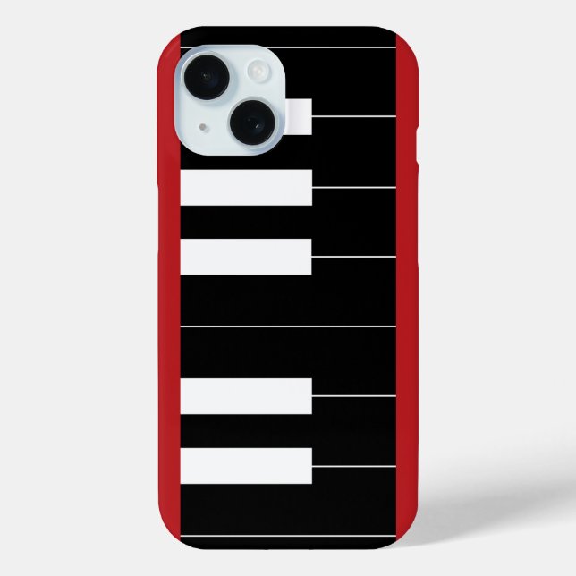 Reversed Piano Keys Case-Mate iPhone Hülle (Rückseite)