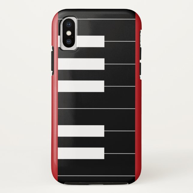 Reversed Piano Keys Case-Mate iPhone Hülle (Rückseite)
