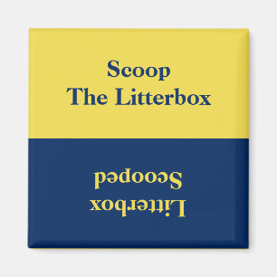 Reversible Cat Little Box Erinnerung Magnet