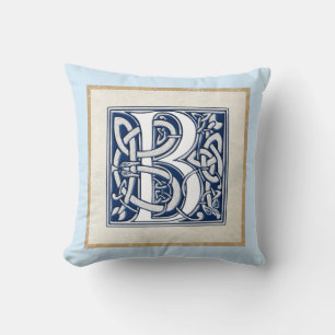 Reversible Celtic B Initial Kissen
