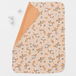 Reversible Floral Baby Blanket Babydecke