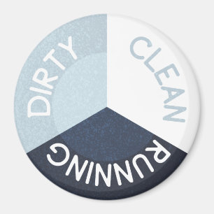 Reversible Geschirrspülmaschine Navy Blue Clean Di Magnet