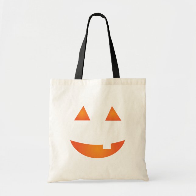 Reversible: Jack o' Laterne und Black Cat Tragetasche (Vorne)