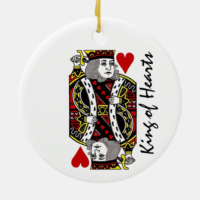 Reversible King of Hearts Ornament (Hinten)