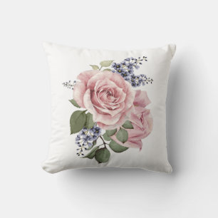 Reversible Rose eines Landes Kissen