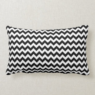 Reversible: Schwarzweiss Lendenkissen