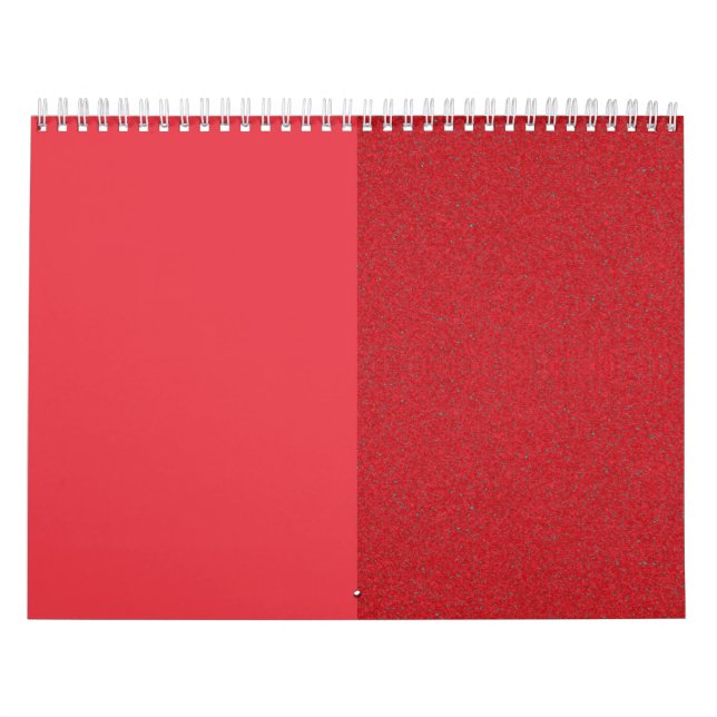Reversible Speckling Tomato Red Wall Calendar Kalender (Titelbild)
