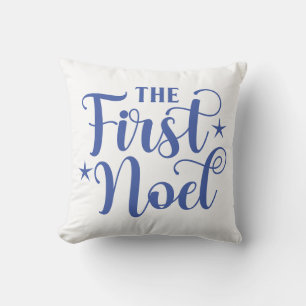 Reversible The First Noel Kissen