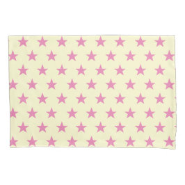 Reversible Vanilla und Rosa Kissenbezug